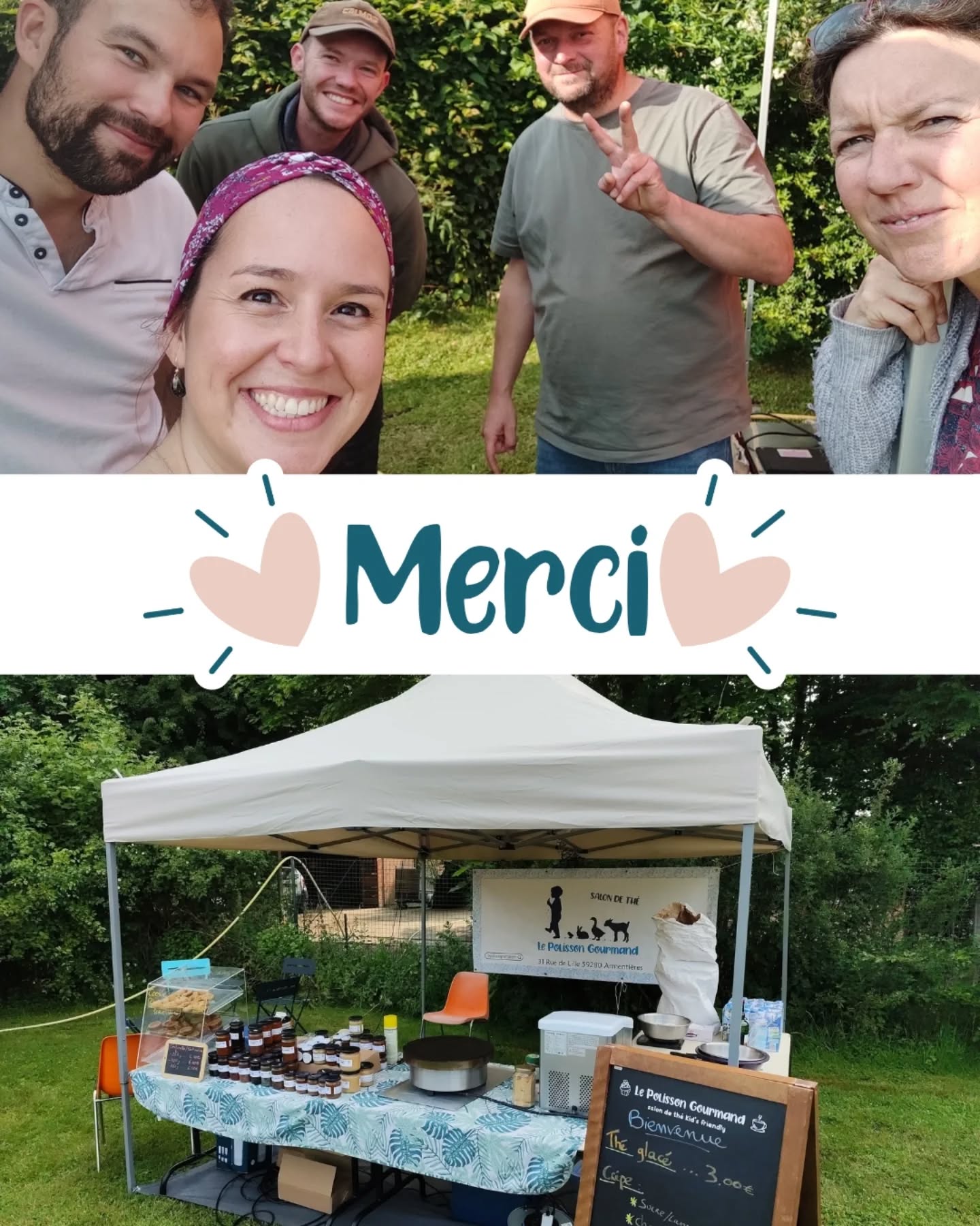❤️❤️❤️
Encore une belle journée au conservatoire botanique de Bailleul 😍
Et toujours bien entourés avec @potjcafe et @brasseriebellenaert
Merci pour vos nombreuses visites, on était ravis de vous rencontrer et on a hâte de vous revoir au salon de thé
On se retrouve mardi dès 11h ❤️
Je m'occupe du tirage au sort demain ou mardi, pour l'heure c'est repos, série et dodo 😜
#armentieres #salondethe #bailleul #lille #crepeparty #gourmand #gourmandises #polissongourmand #polissons